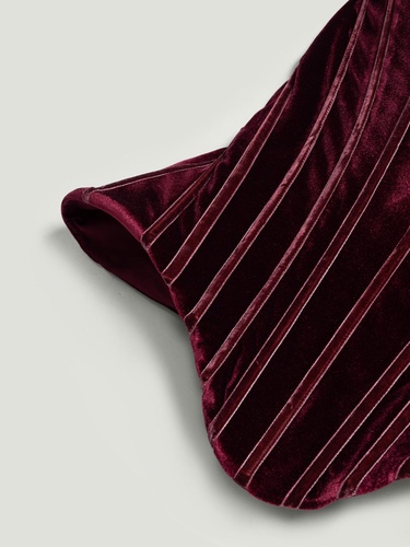  Kadife Balenli Korse Büstiyer