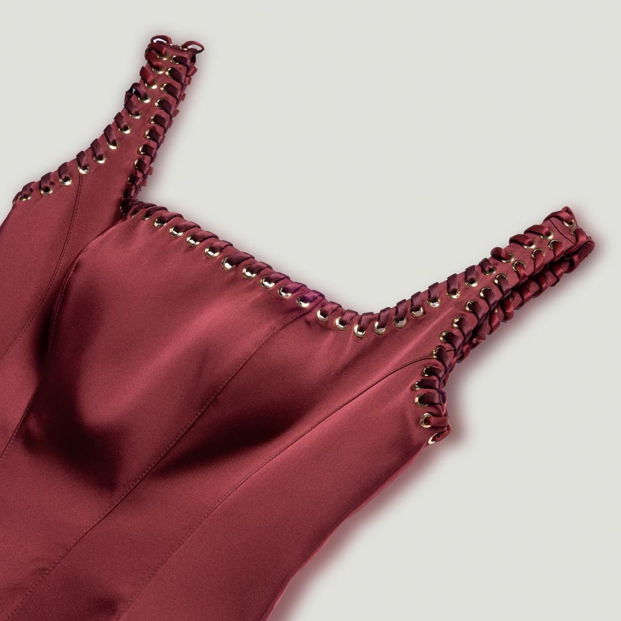 Kuş Gözü Detaylı Midi Elbise