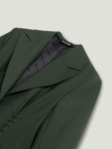  Kurdele Detaylı Vatkalı Ceket