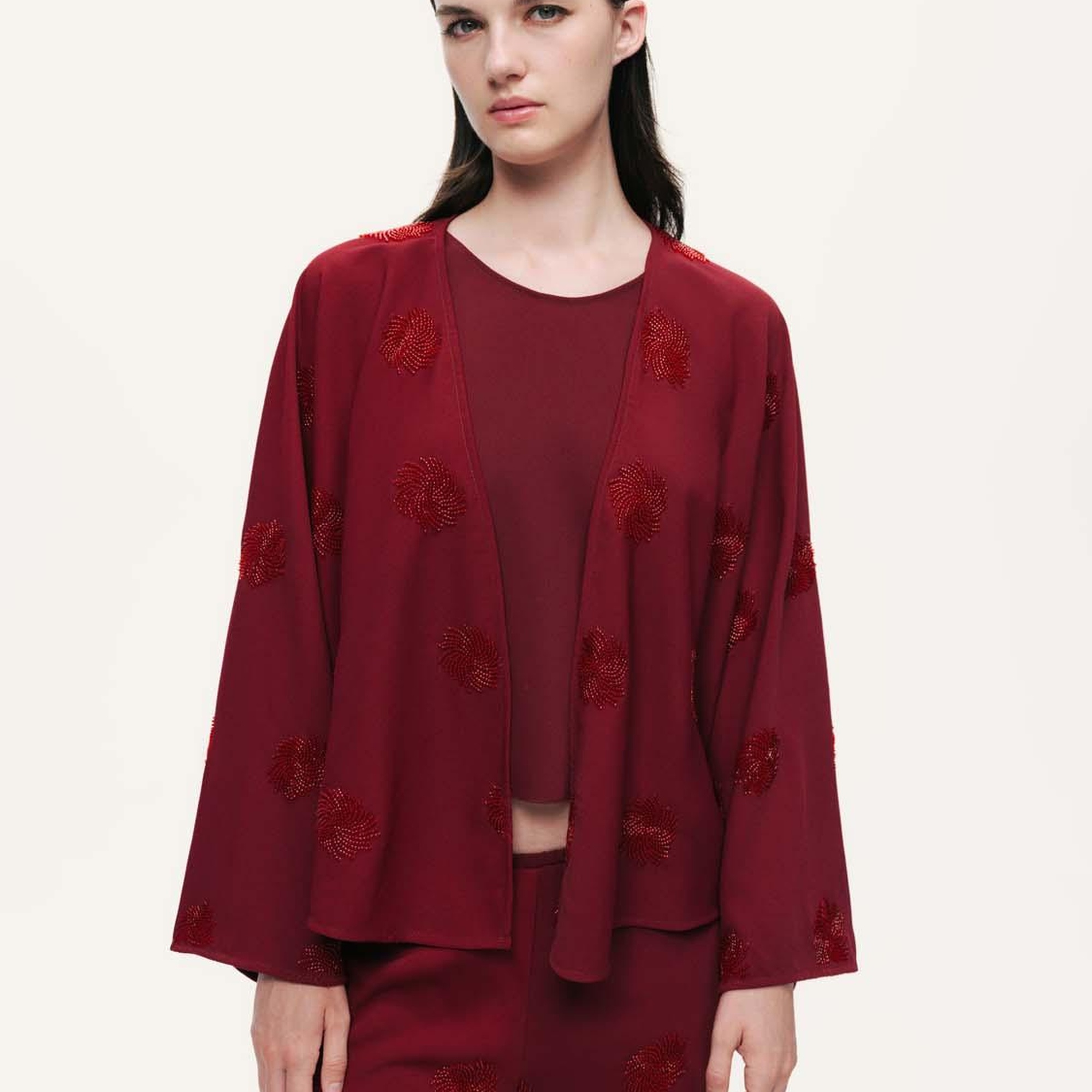 Nakış İşlemeli Kimono