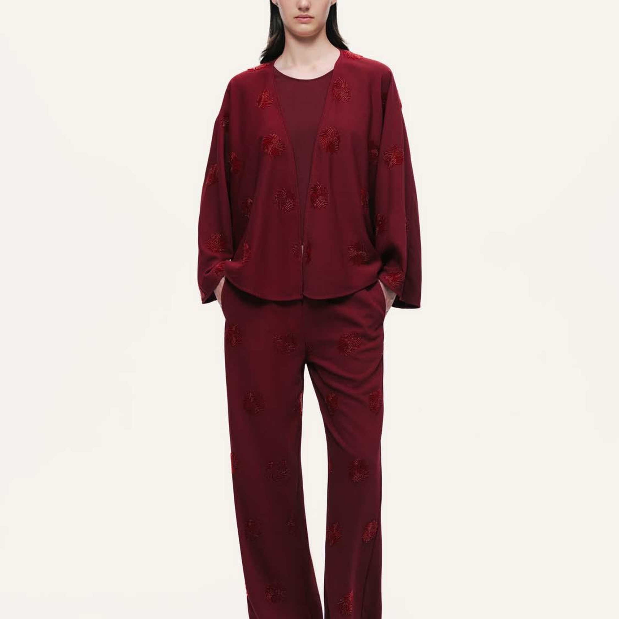 Nakış İşlemeli Kimono