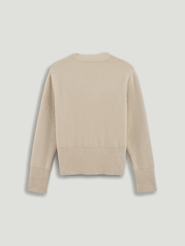  İnci Düğme Aksesuarlı Triko