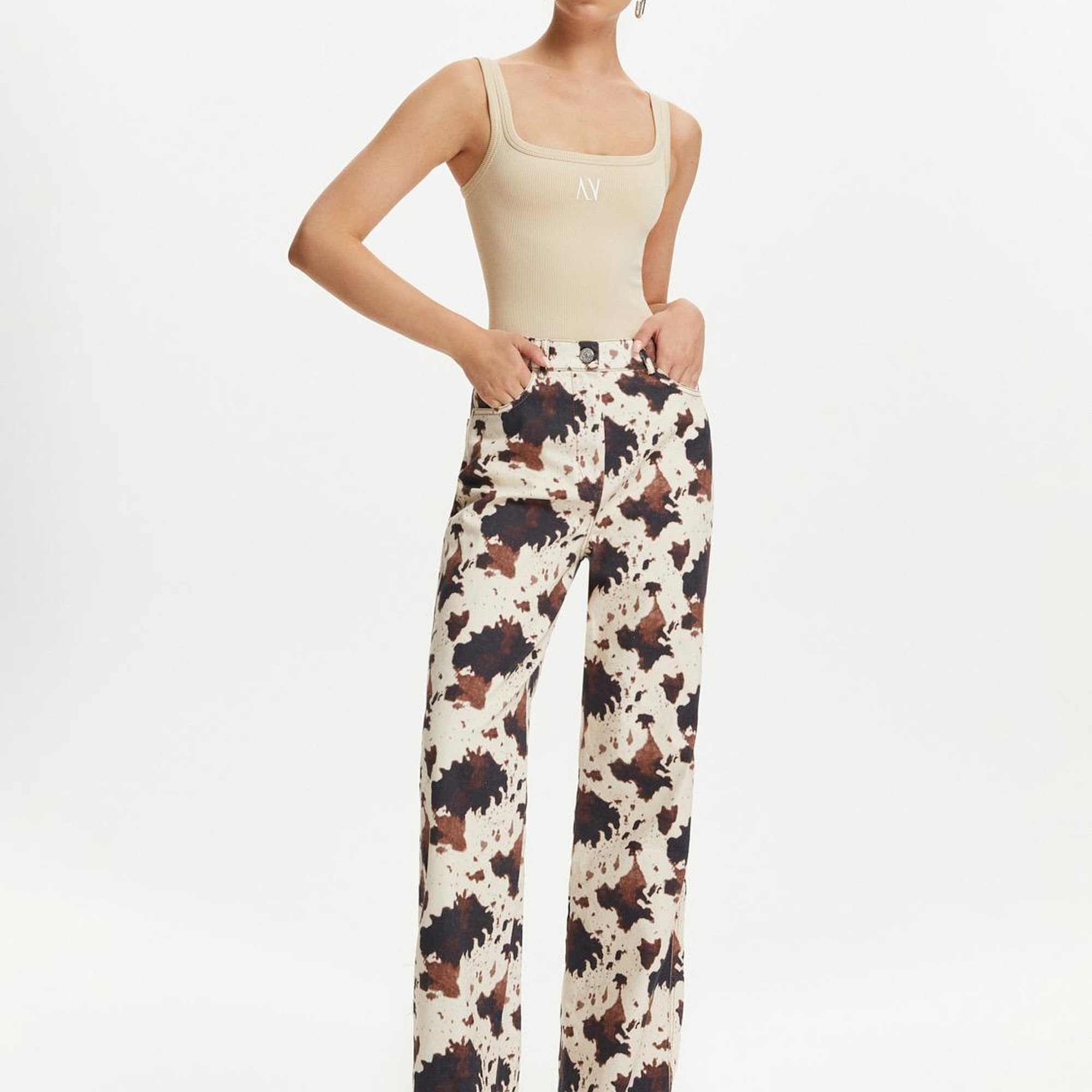 Hayvan Desenli Pantolon