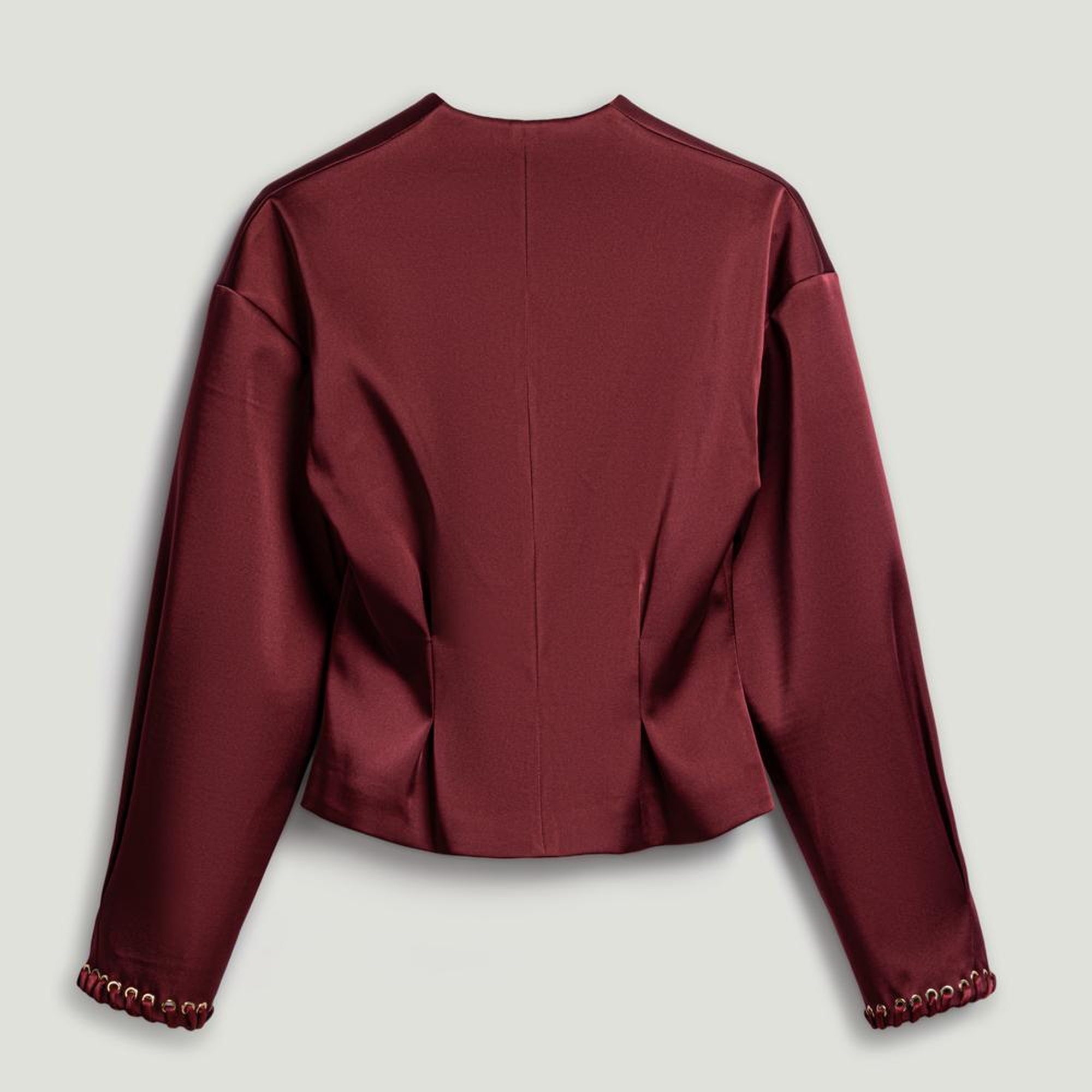 Saten Görünümlü Ceket