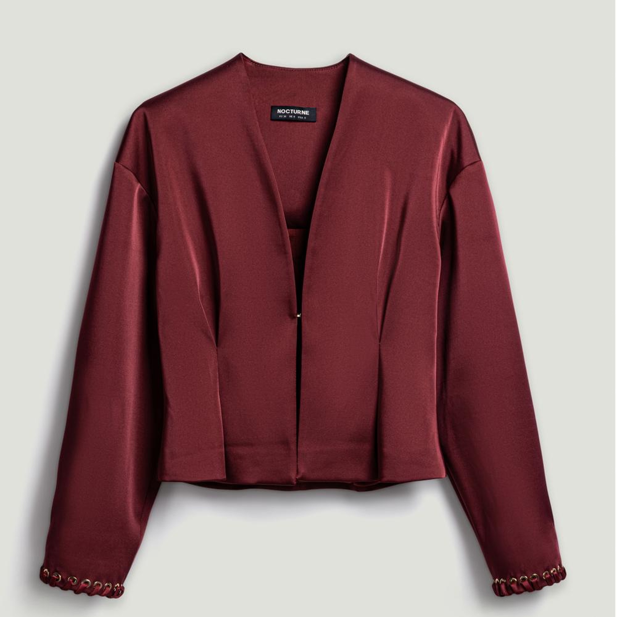 Saten Görünümlü Ceket