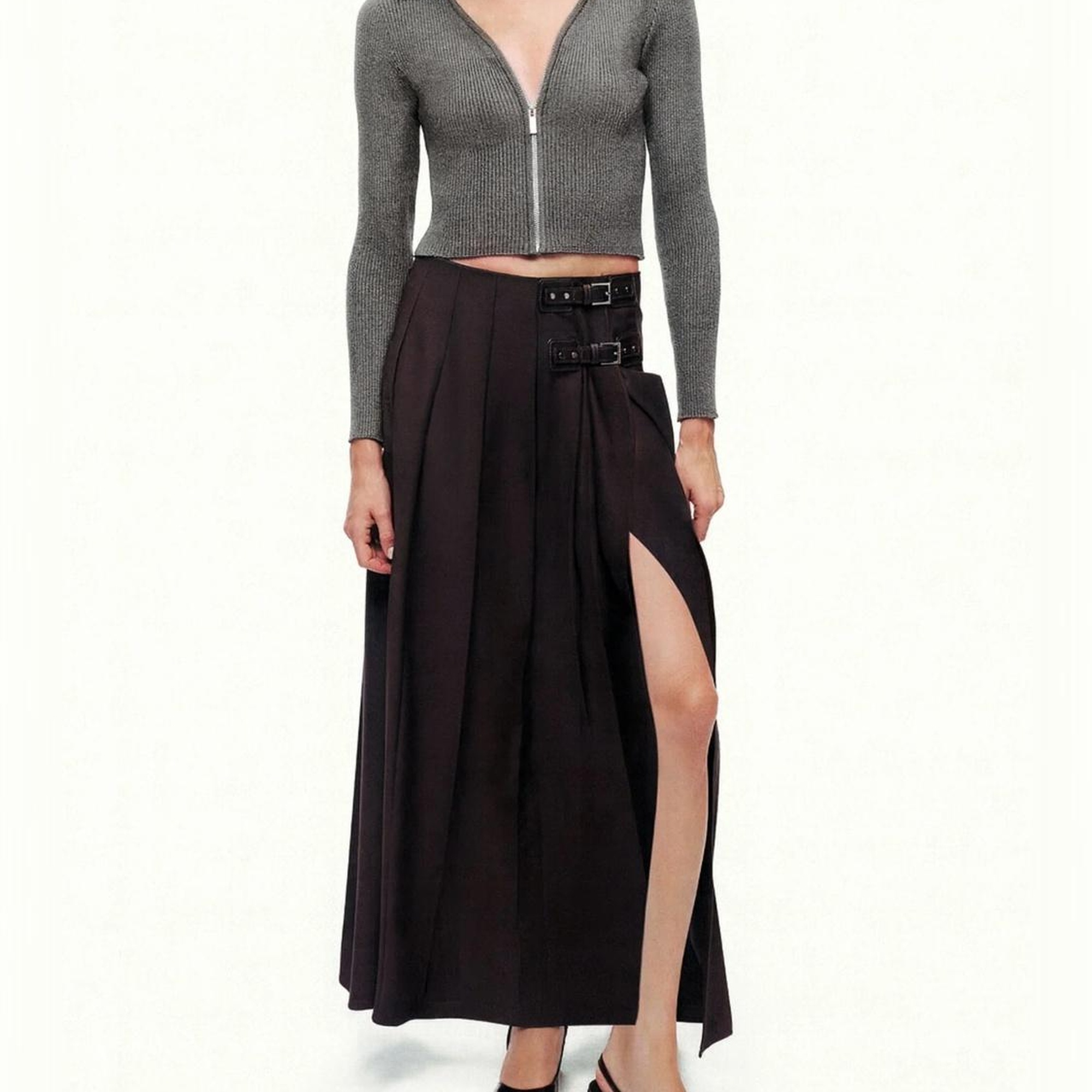 Metal Fermuarlı Triko