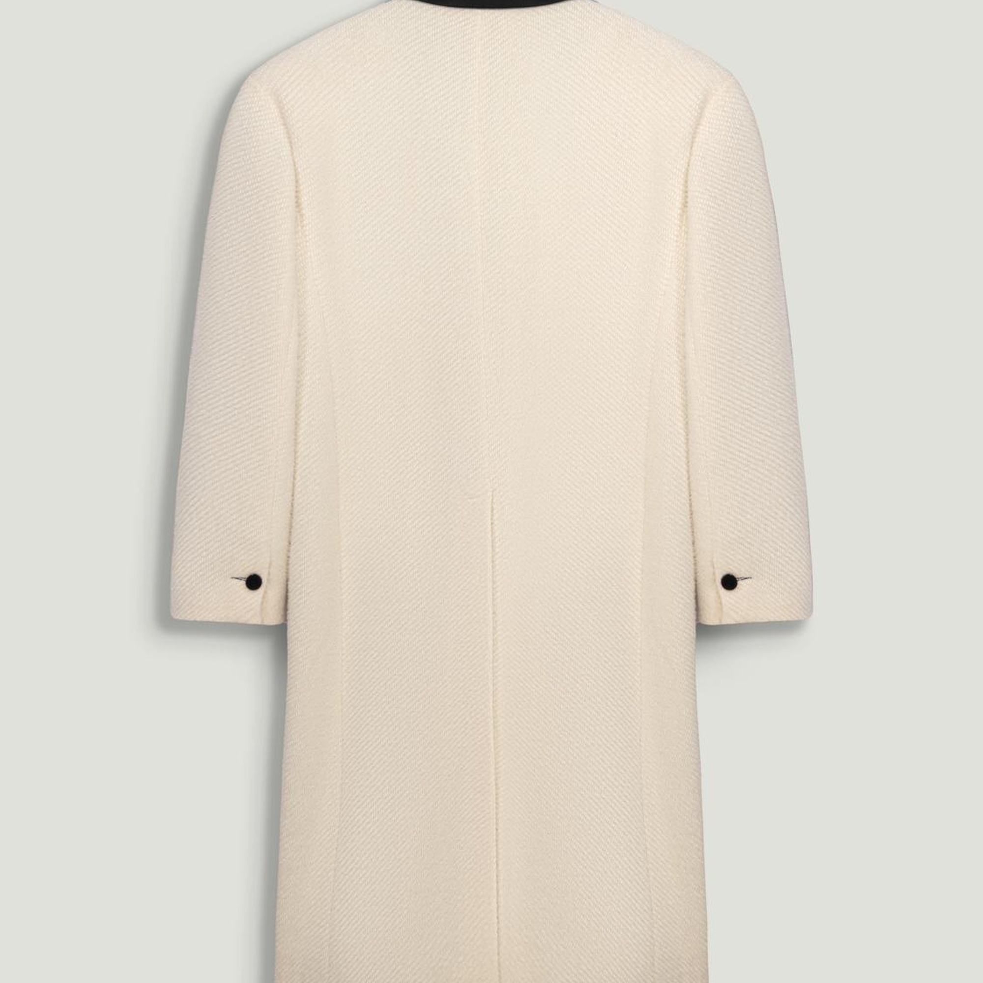 Kontrast Detaylı Maxi Kaban