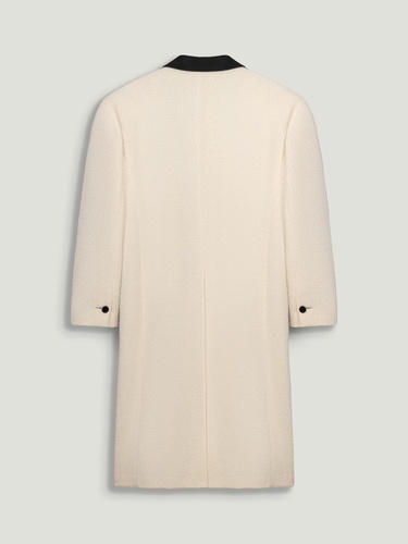  Kontrast Detaylı Maxi Kaban