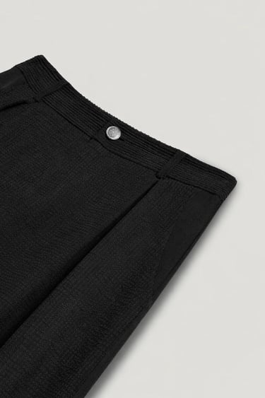  Pile Detaylı Pantolon