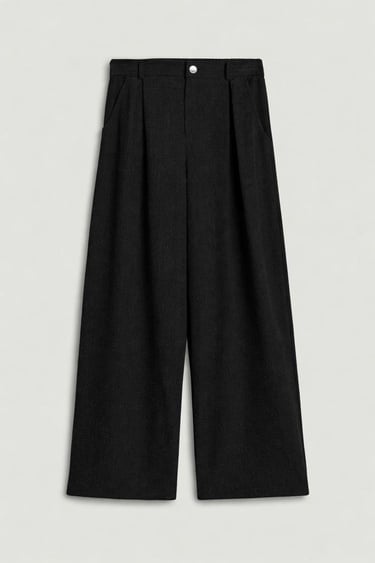  Pile Detaylı Pantolon