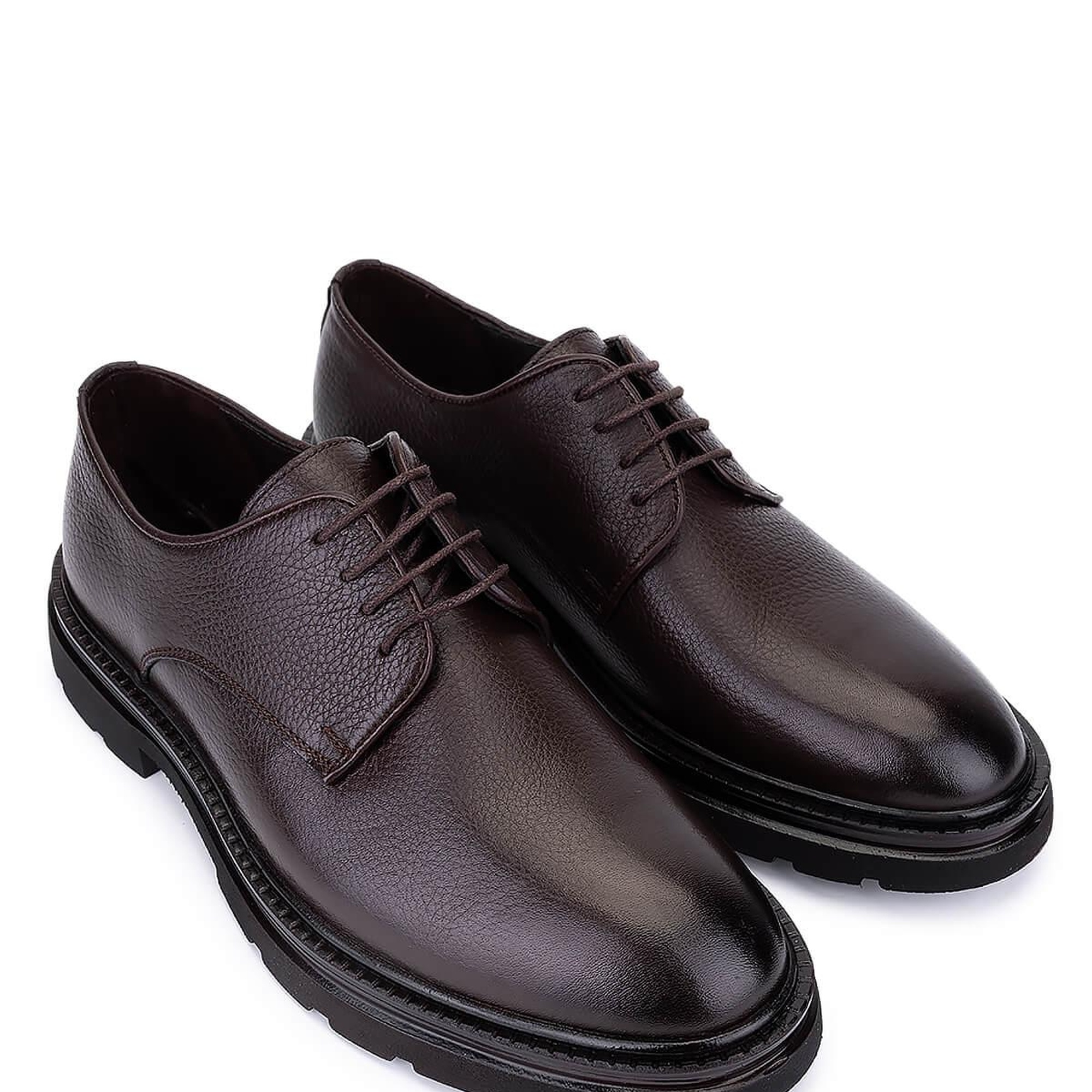 Tamer Tanca Erkek Hakiki Deri Kahverengi Klasik Ayakkabı