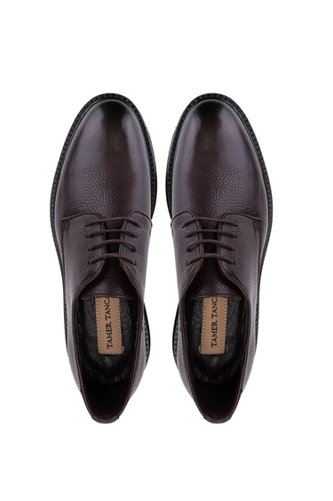  Tamer Tanca Erkek Hakiki Deri Kahverengi Klasik Ayakkabı