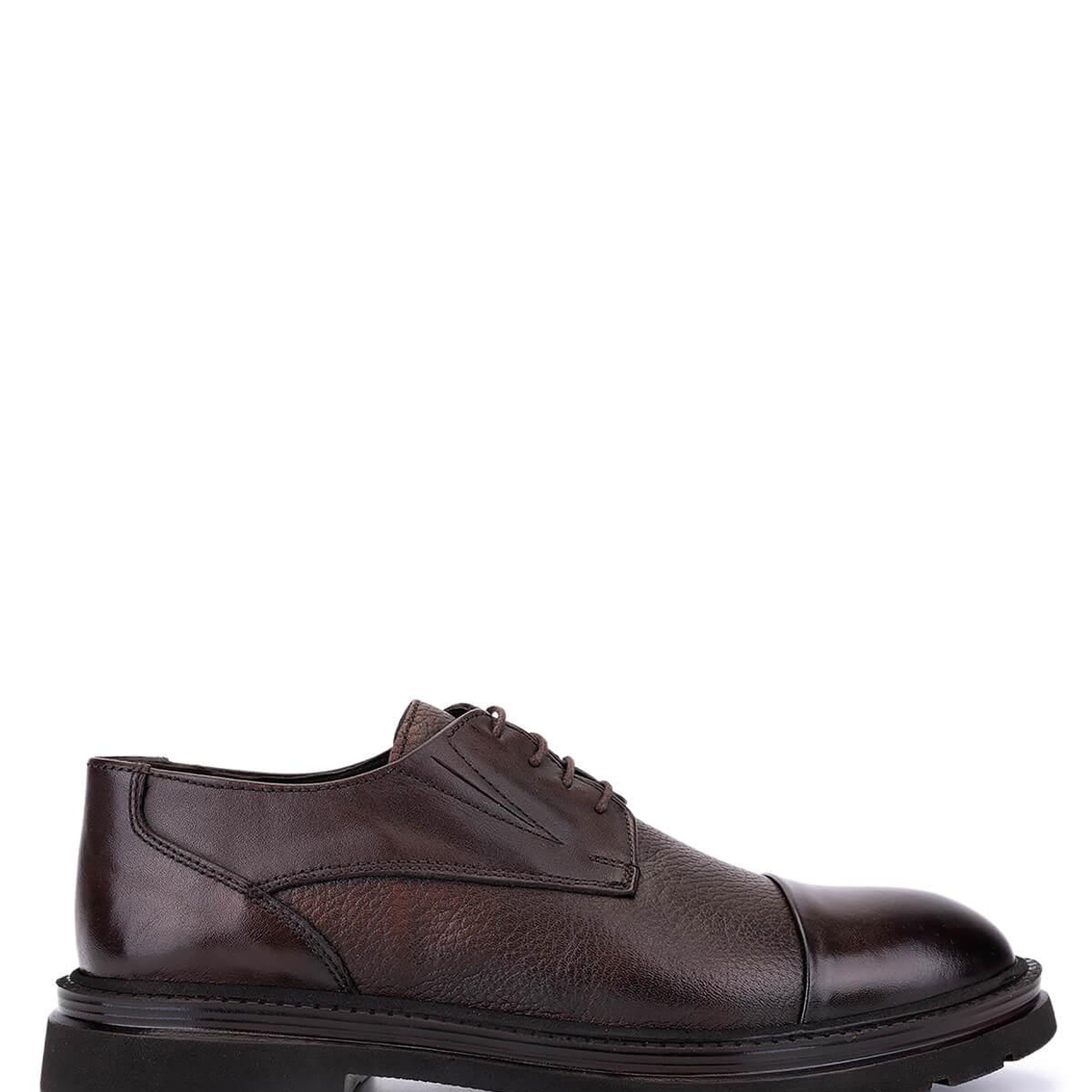 Tamer Tanca Erkek Hakiki Deri Kahverengi Casual Ayakkabı