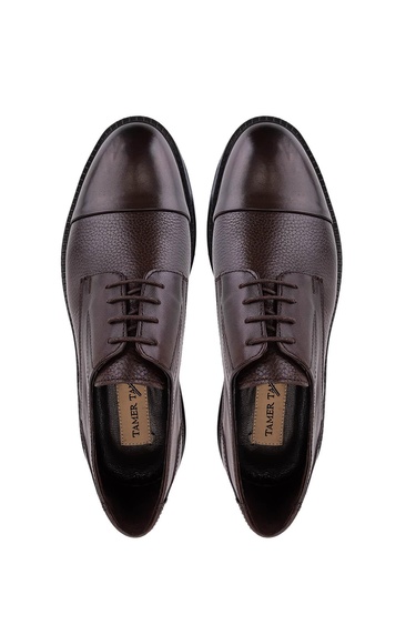  Tamer Tanca Erkek Hakiki Deri Kahverengi Casual Ayakkabı