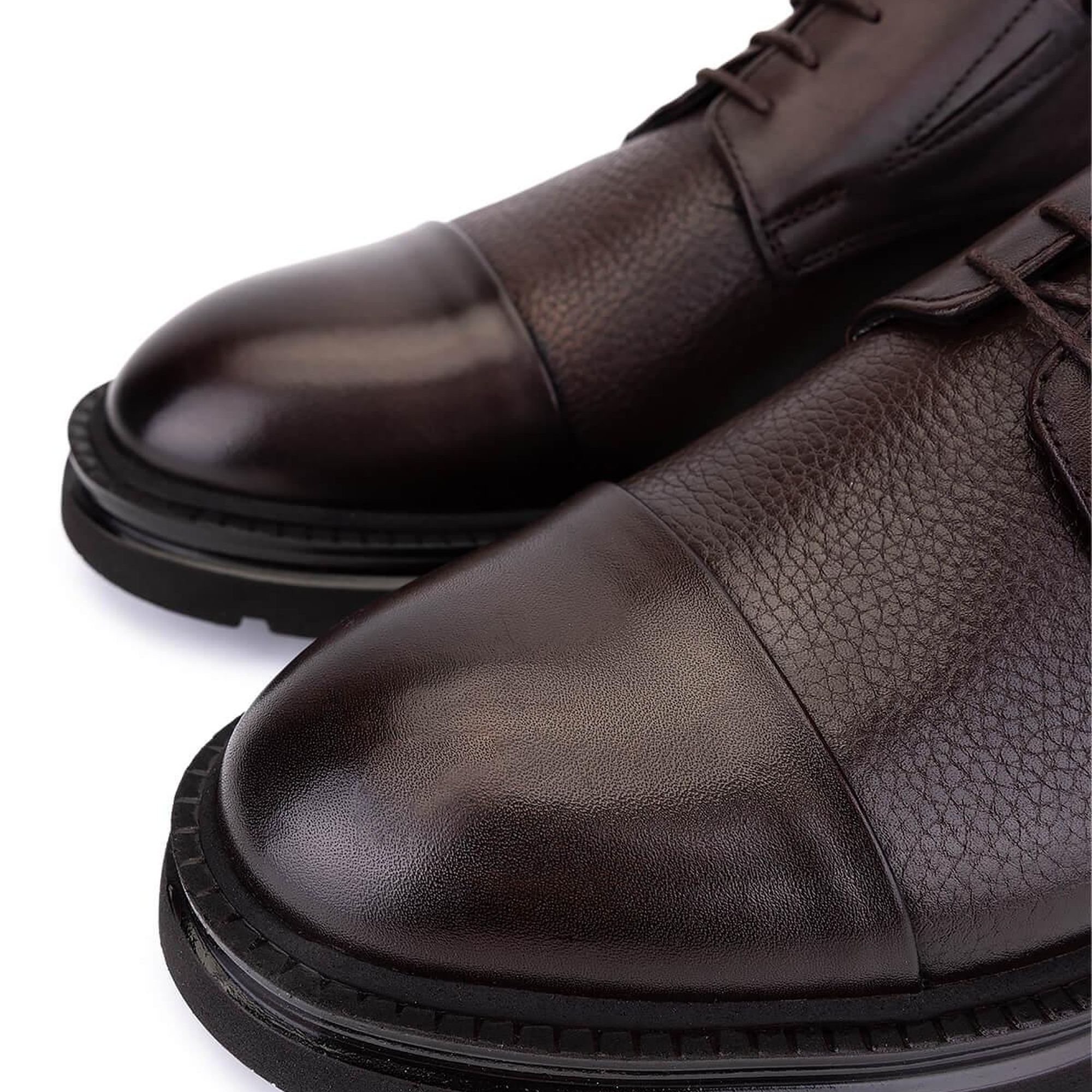 Tamer Tanca Erkek Hakiki Deri Kahverengi Casual Ayakkabı