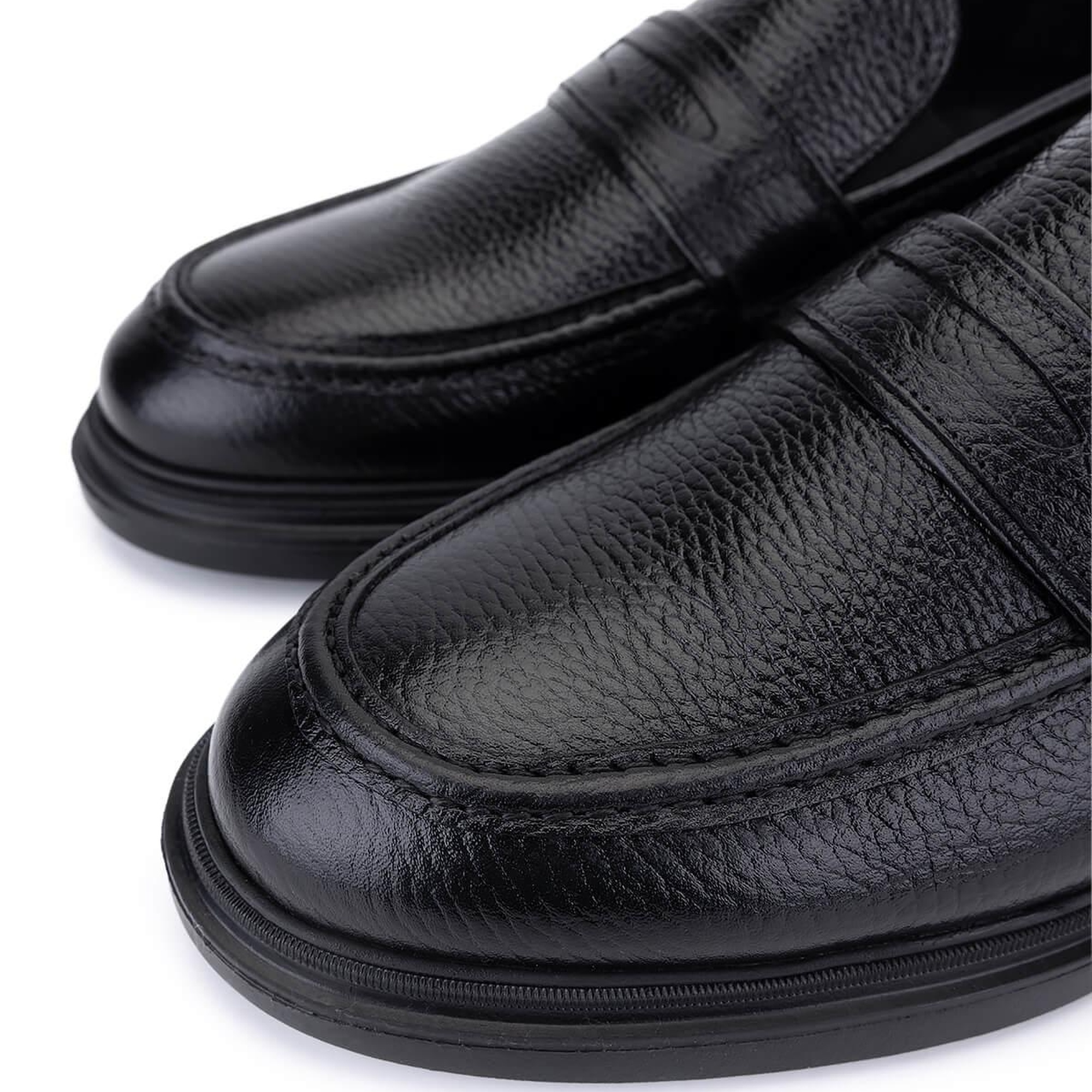 Tamer Tanca Erkek Hakiki Deri Siyah Klasik Ayakkabı