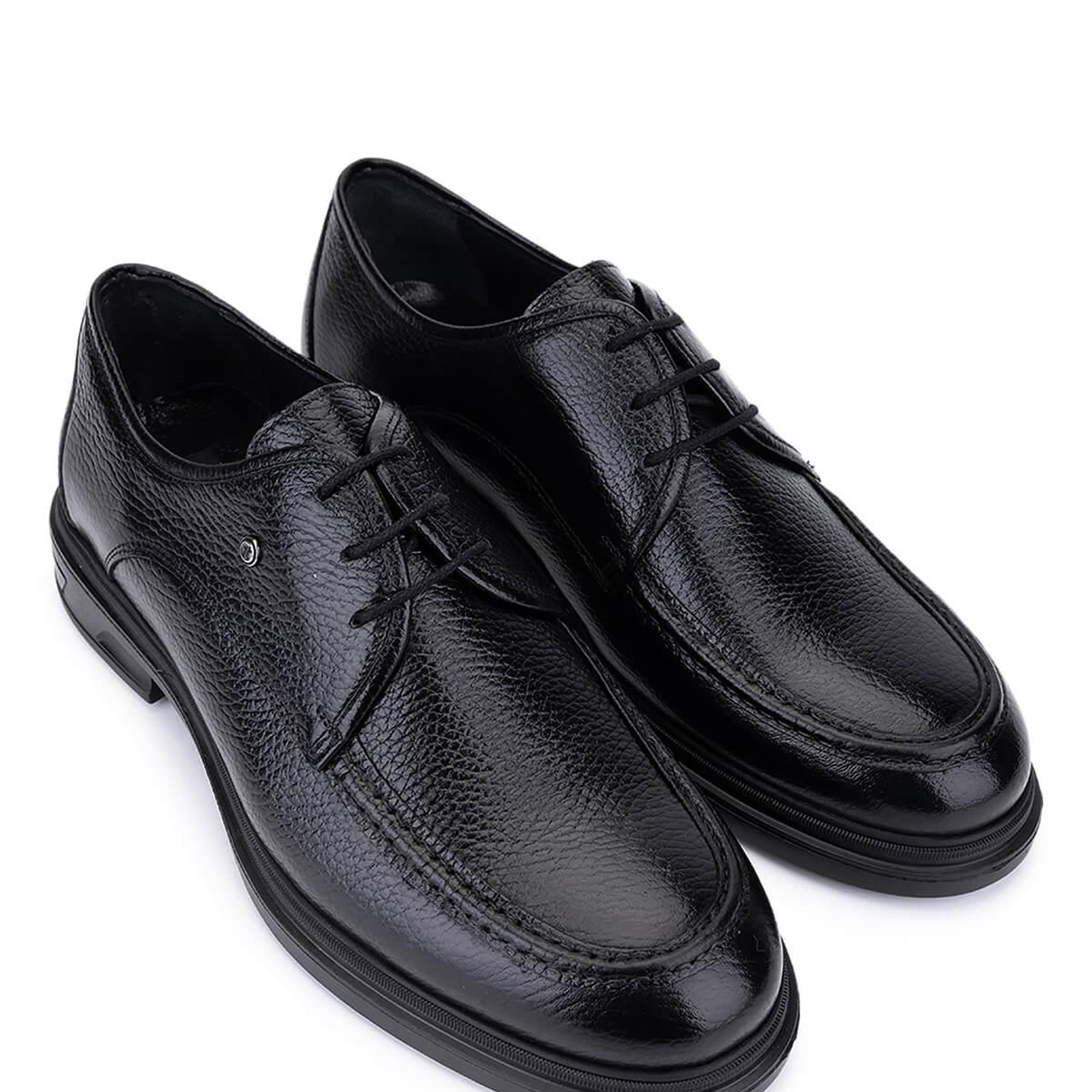 Tamer Tanca Erkek Hakiki Deri Siyah Klasik Ayakkabı