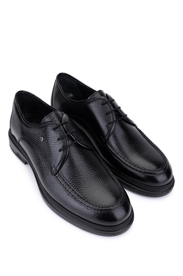  Tamer Tanca Erkek Hakiki Deri Siyah Klasik Ayakkabı