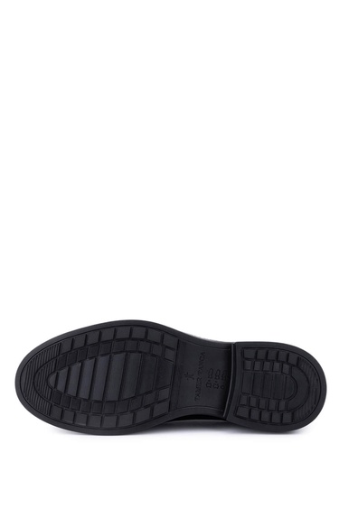  Tamer Tanca Erkek Hakiki Deri Siyah Klasik Ayakkabı