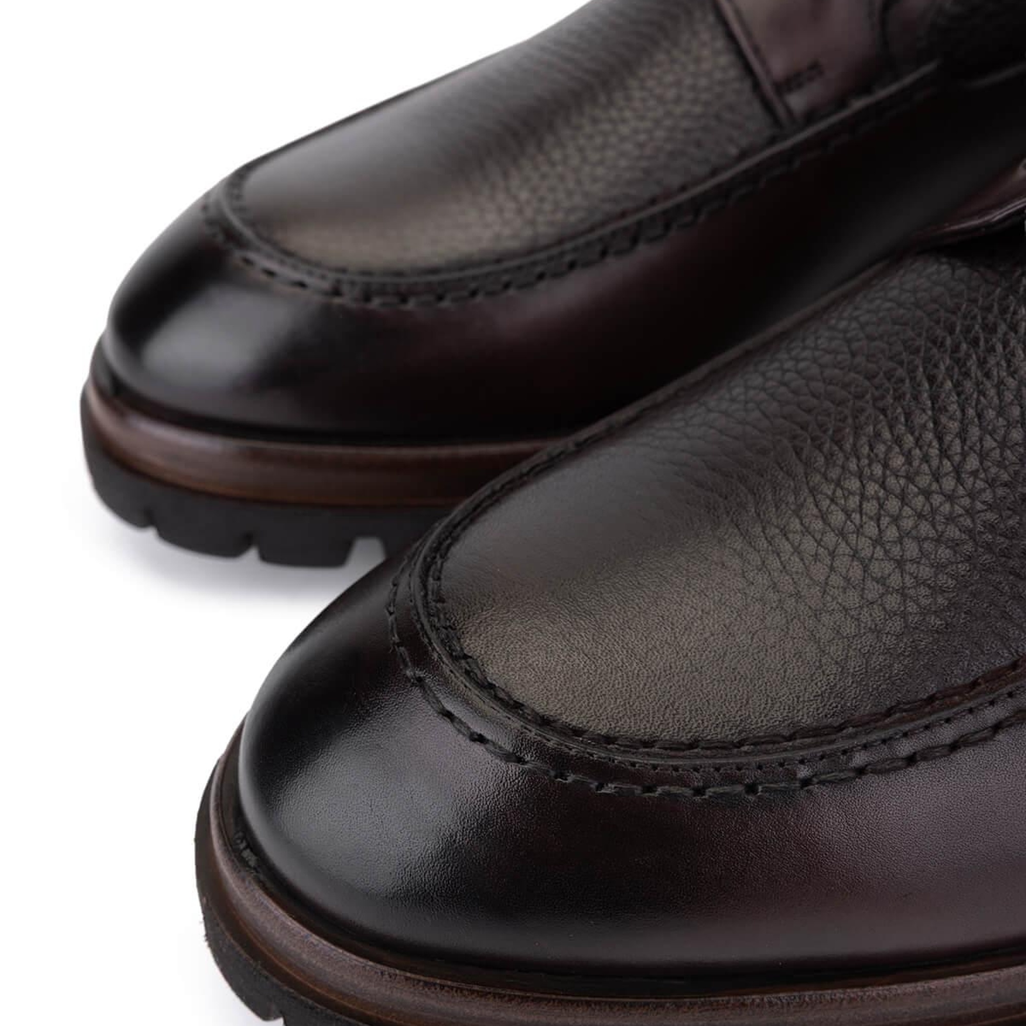 Tamer Tanca Erkek Hakiki Deri Kahverengi Casual Ayakkabı