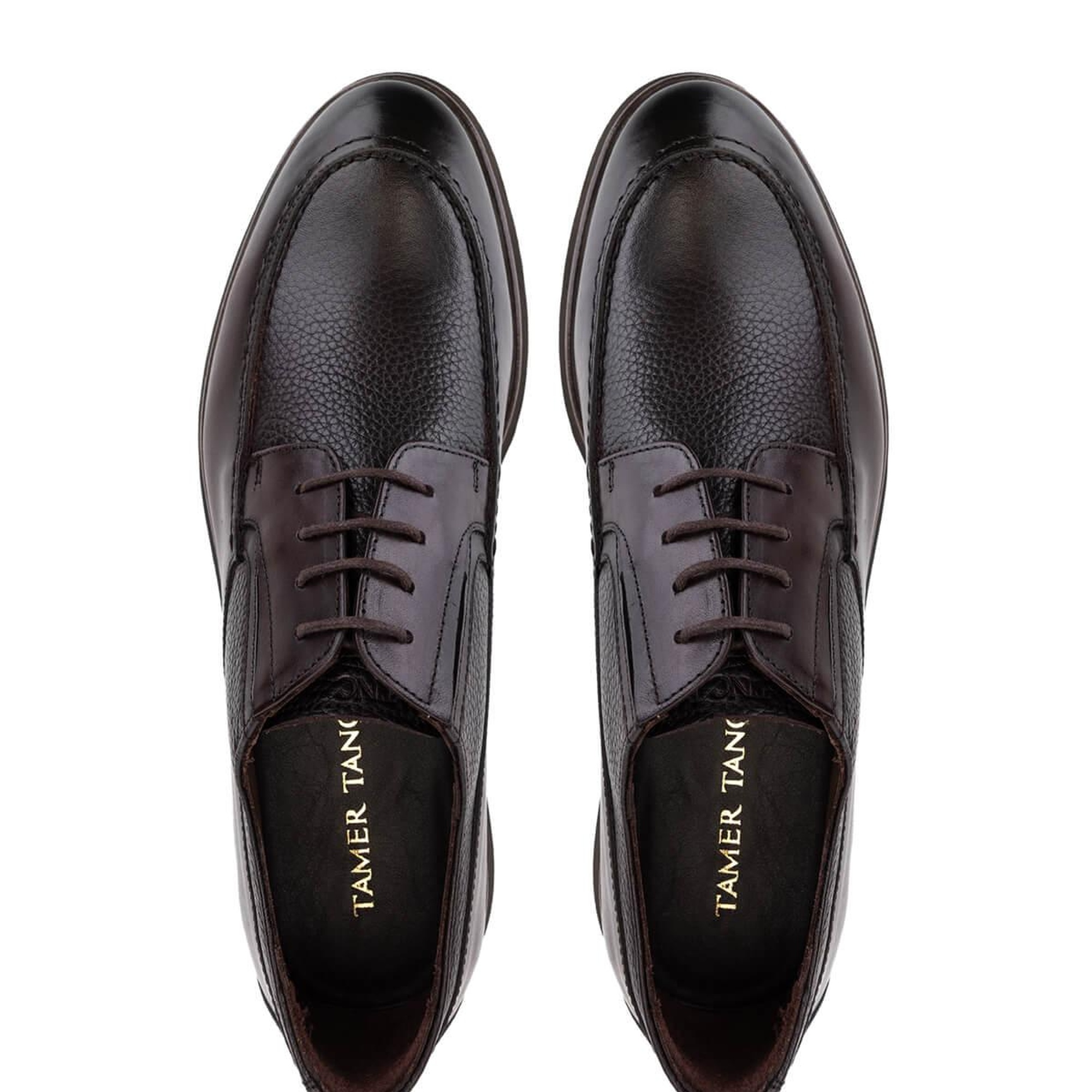 Tamer Tanca Erkek Hakiki Deri Kahverengi Casual Ayakkabı