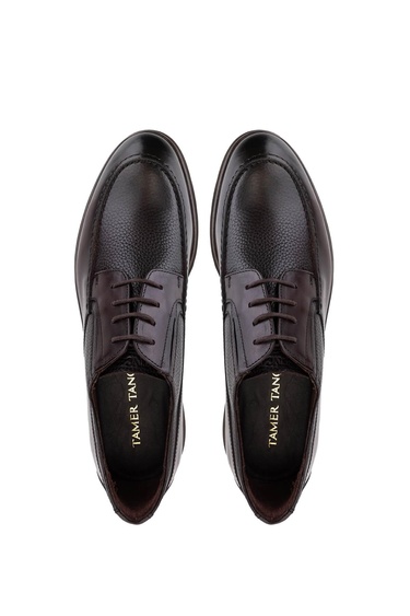  Tamer Tanca Erkek Hakiki Deri Kahverengi Casual Ayakkabı