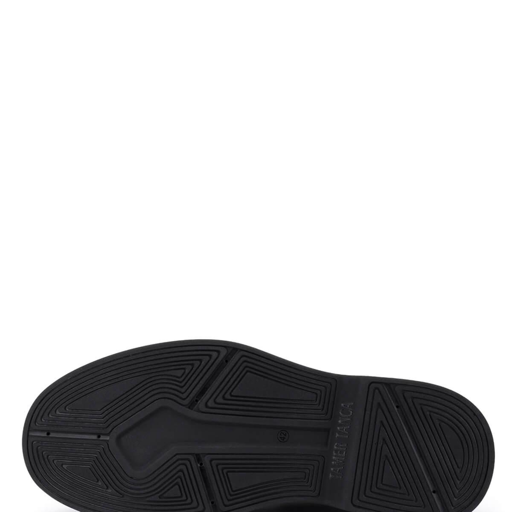 Tamer Tanca Erkek Hakiki Deri Siyah Açma Casual Ayakkabı