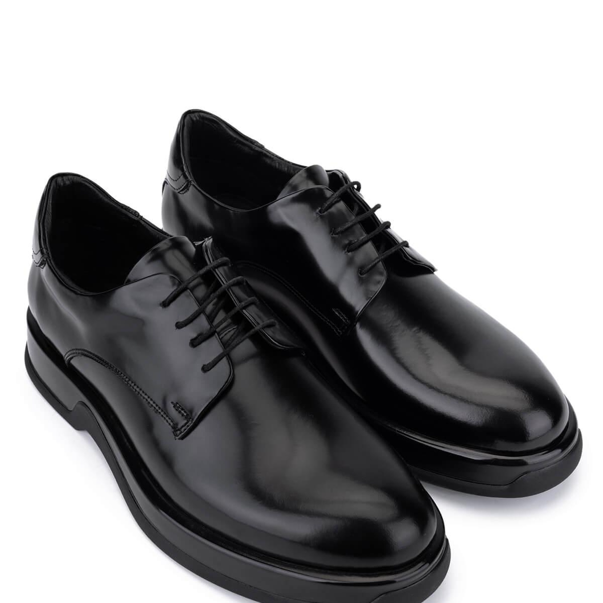 Tamer Tanca Erkek Hakiki Deri Siyah Açma Casual Ayakkabı