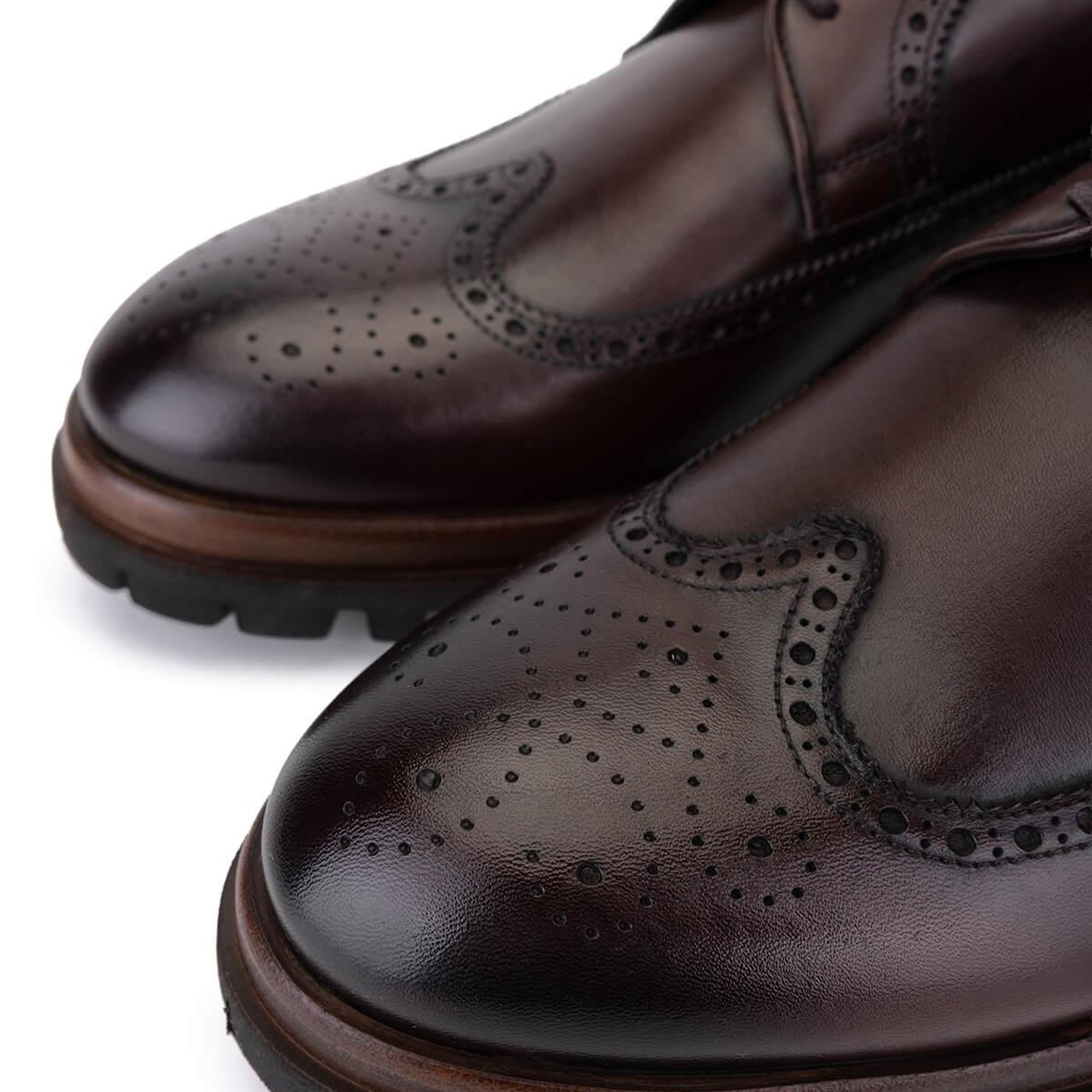 Tamer Tanca Erkek Hakiki Deri Kahverengi Klasik Ayakkabı