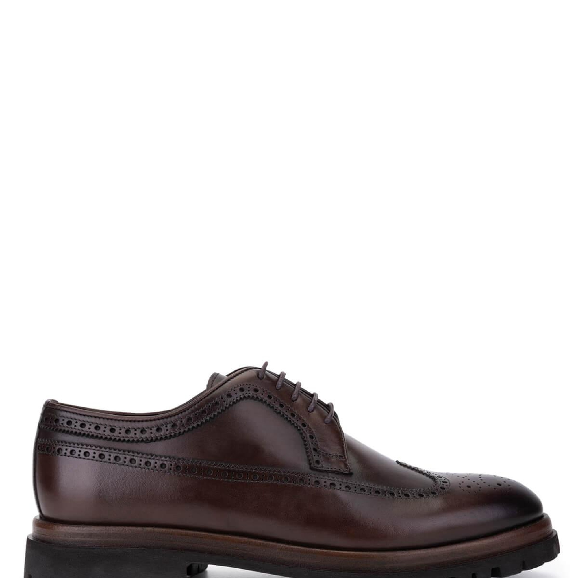 Tamer Tanca Erkek Hakiki Deri Kahverengi Klasik Ayakkabı