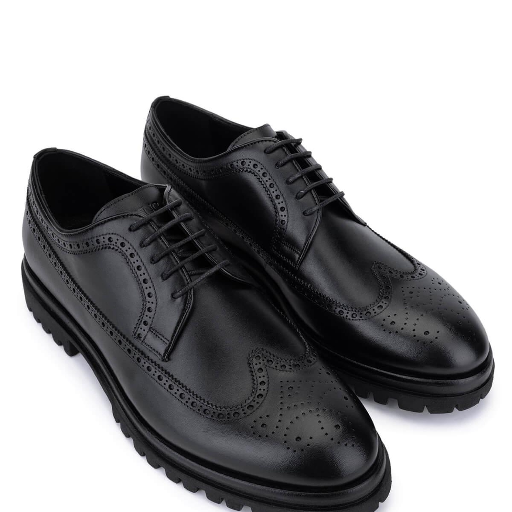 Tamer Tanca Erkek Hakiki Deri Siyah Deri Klasik Ayakkabı