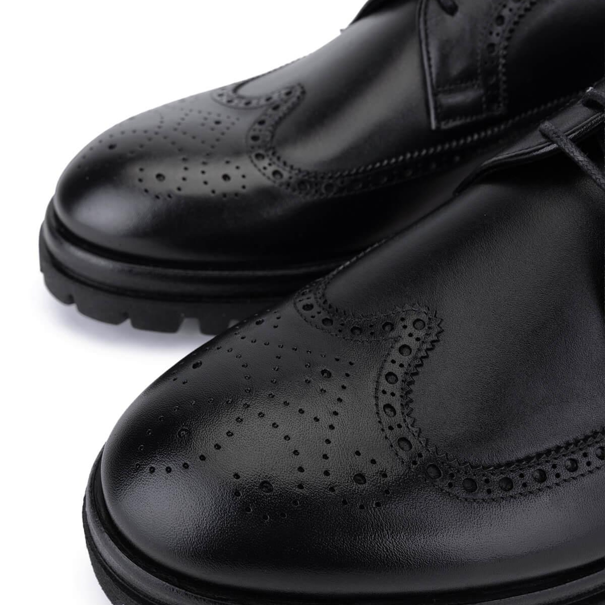 Tamer Tanca Erkek Hakiki Deri Siyah Deri Klasik Ayakkabı