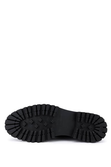  Tamer Tanca Erkek Hakiki Deri Siyah Deri Klasik Ayakkabı