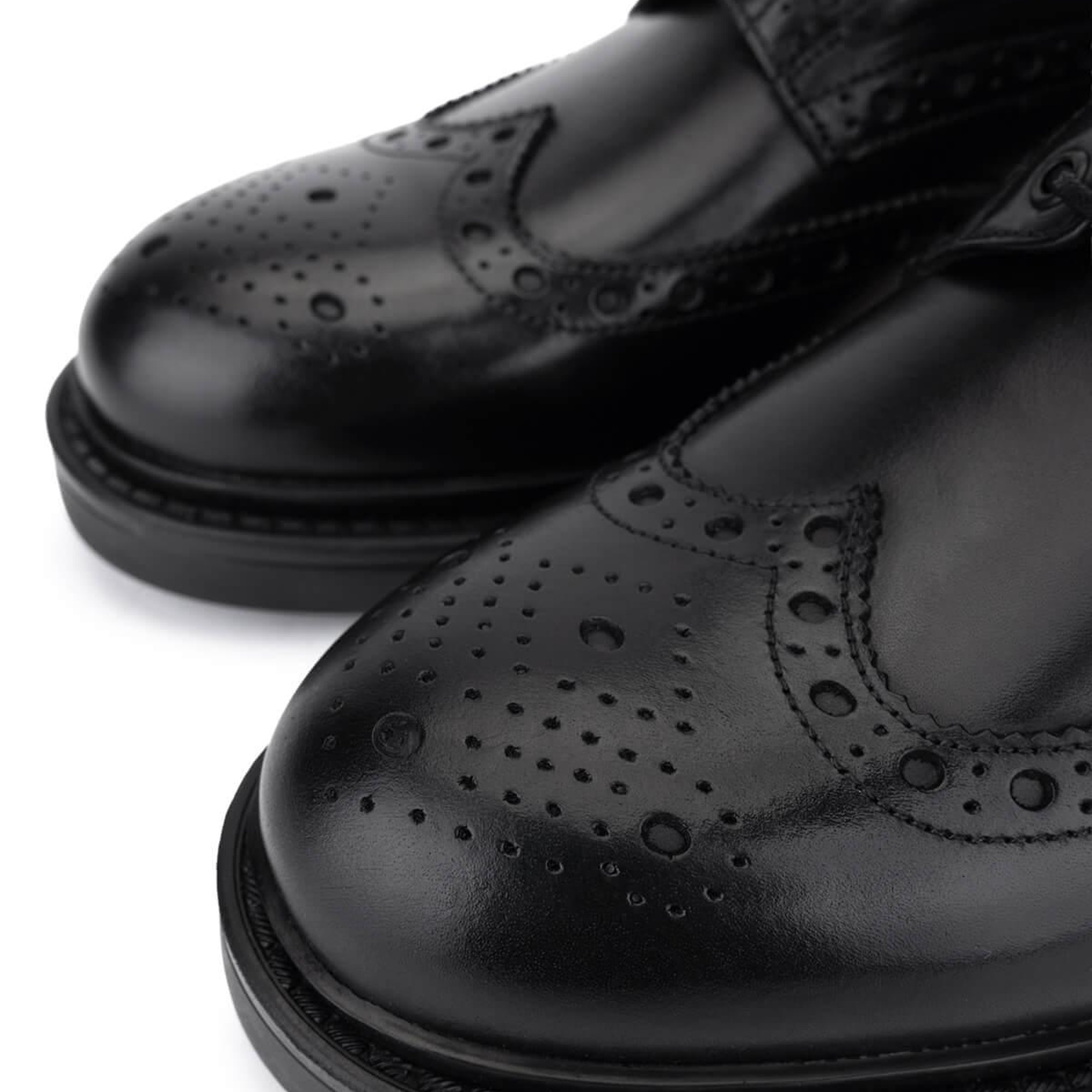 Tamer Tanca Erkek Hakiki Deri Siyah Antik Klasik Ayakkabı