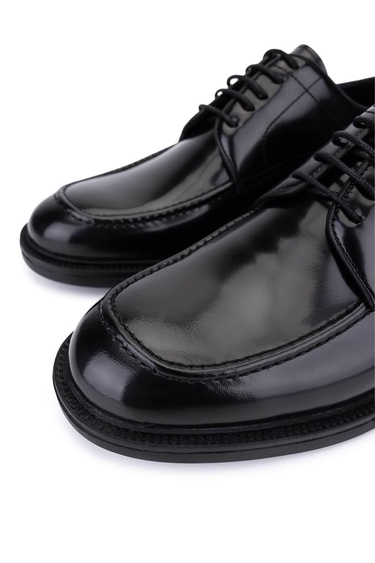  Tamer Tanca Erkek Hakiki Deri Siyah Açma Klasik Ayakkabı