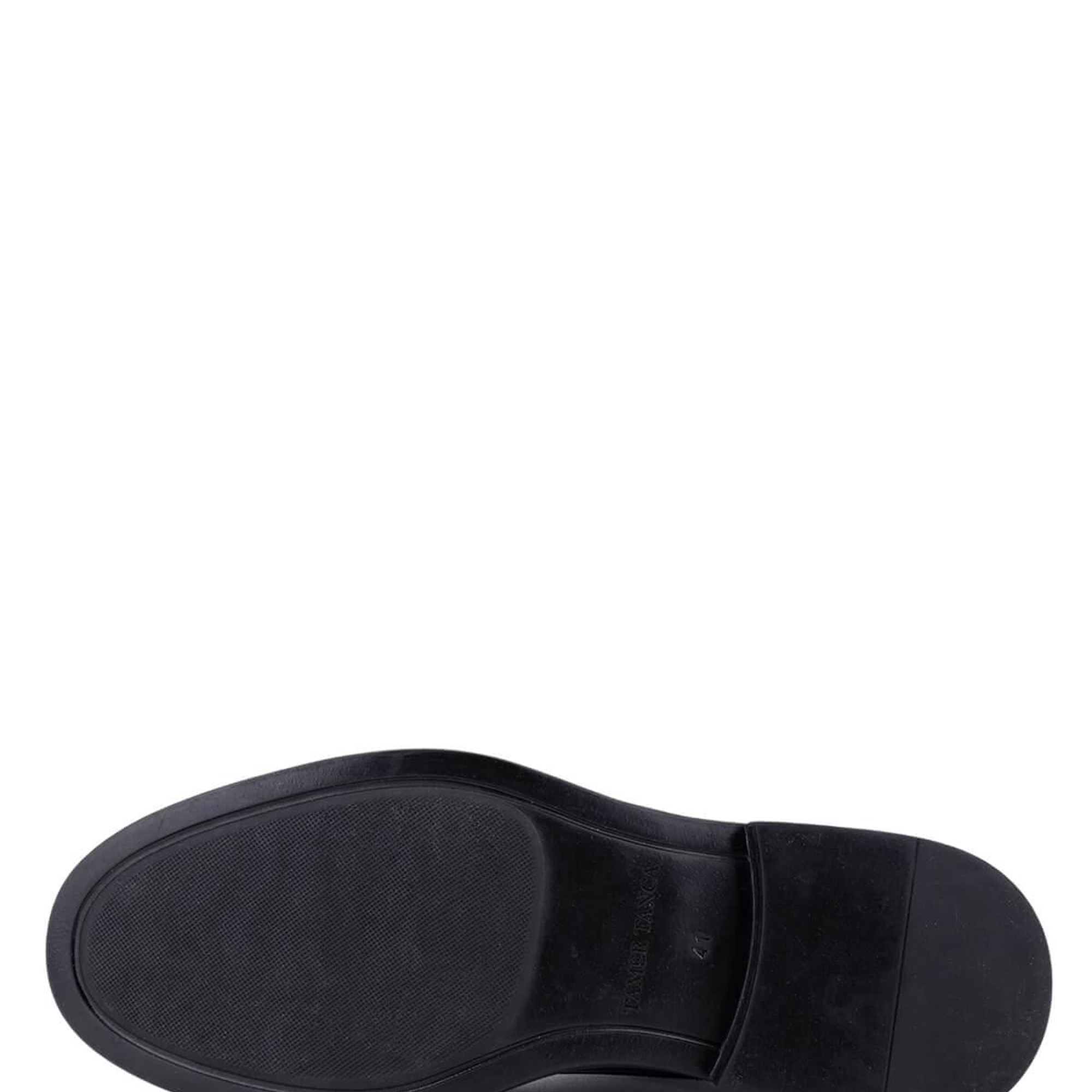 Tamer Tanca Erkek Hakiki Deri Siyah Açma Klasik Ayakkabı