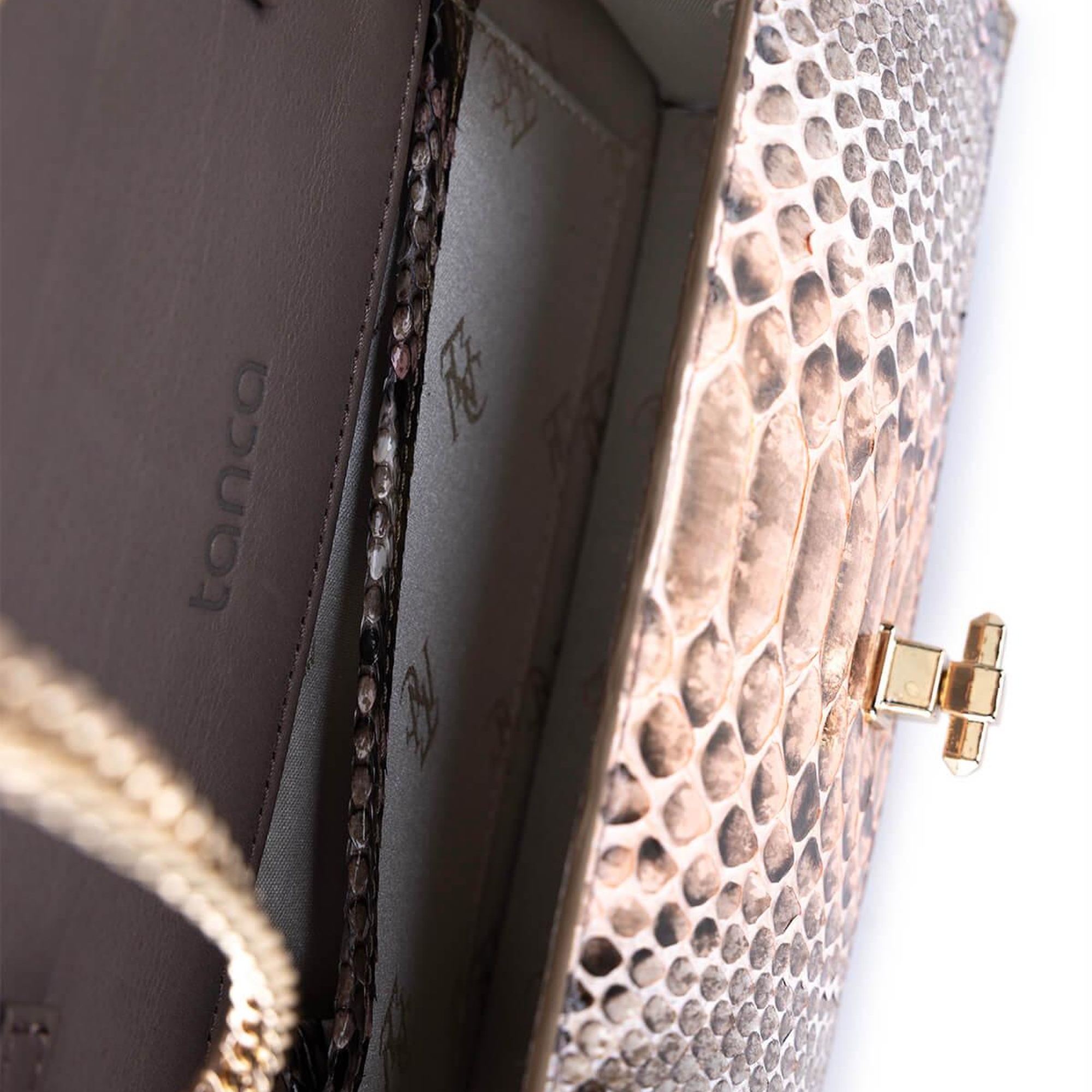 Tamer Tanca Kadın Hakiki Deri Pembe Kol Çantası