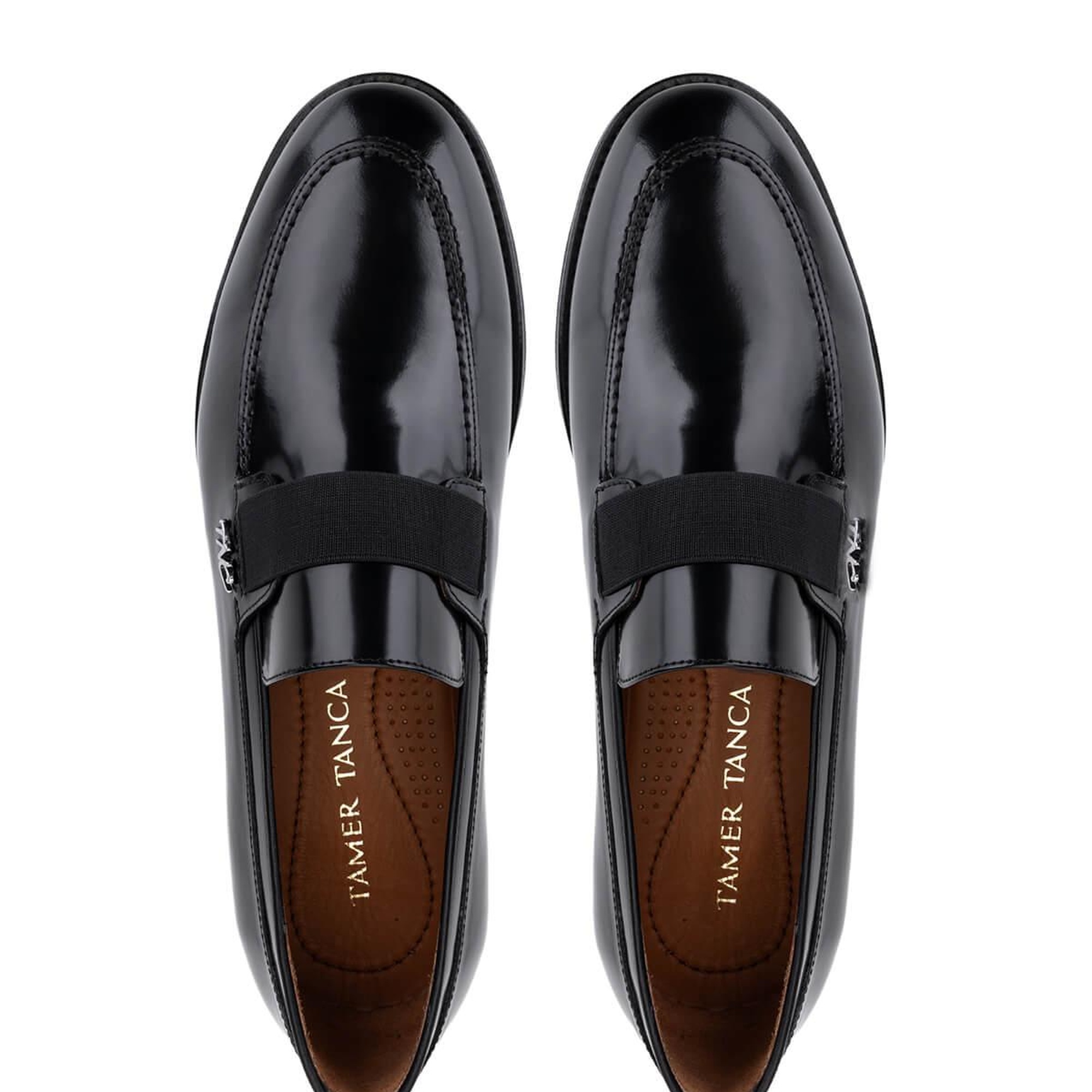 Tamer Tanca Erkek Hakiki Deri Siyah Açma Casual Ayakkabı