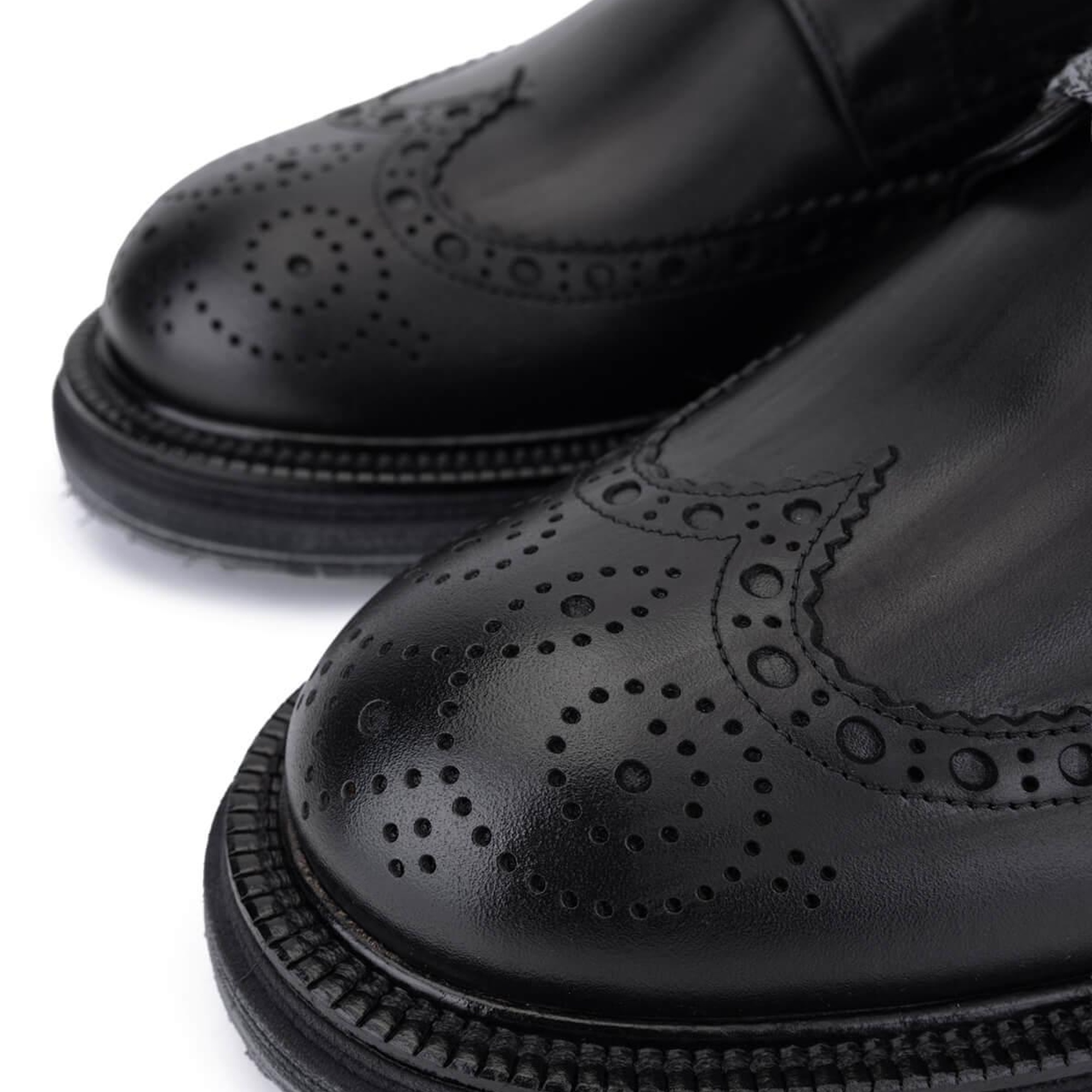 Tamer Tanca Erkek Hakiki Deri Siyah Casual Ayakkabı