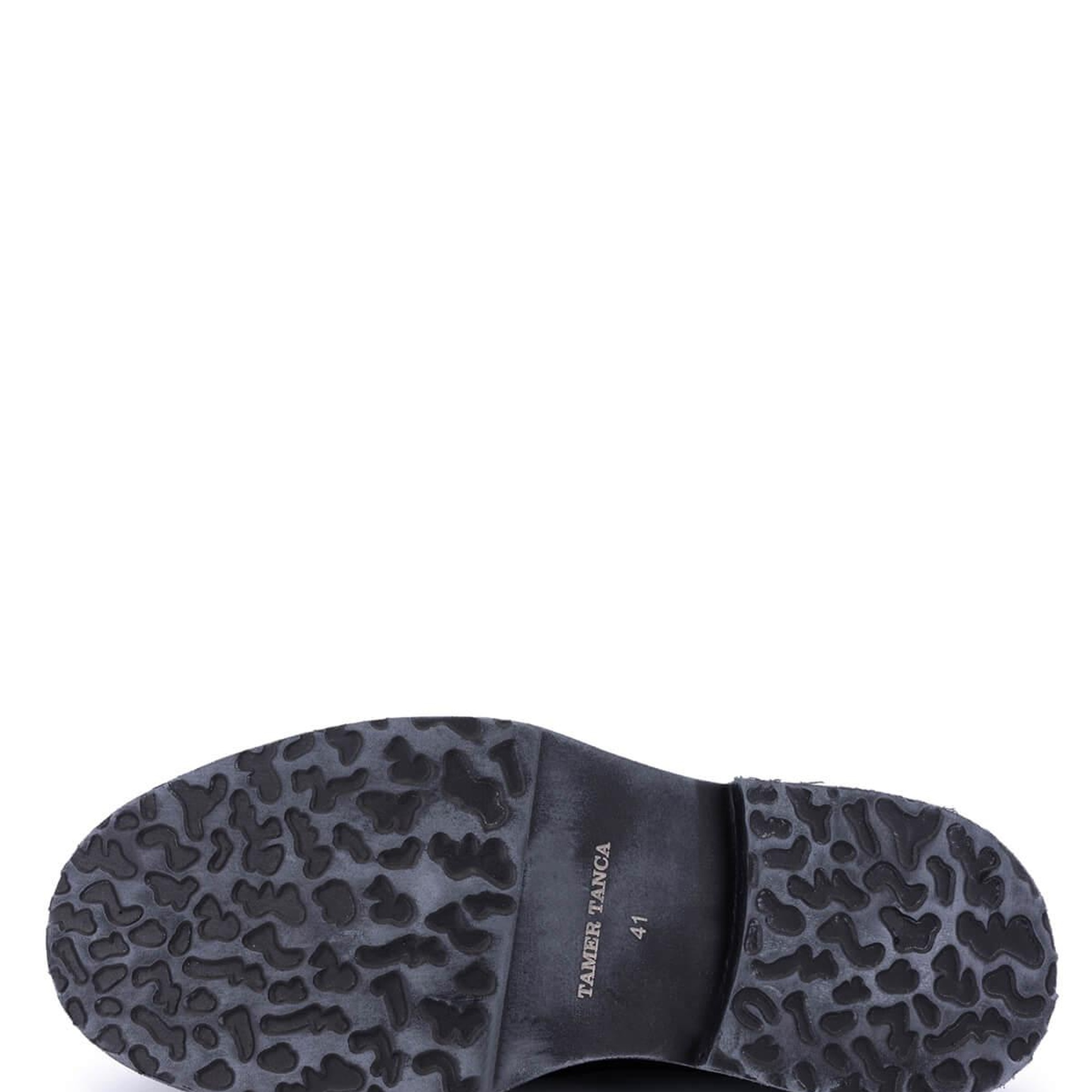 Tamer Tanca Erkek Hakiki Deri Siyah Casual Ayakkabı