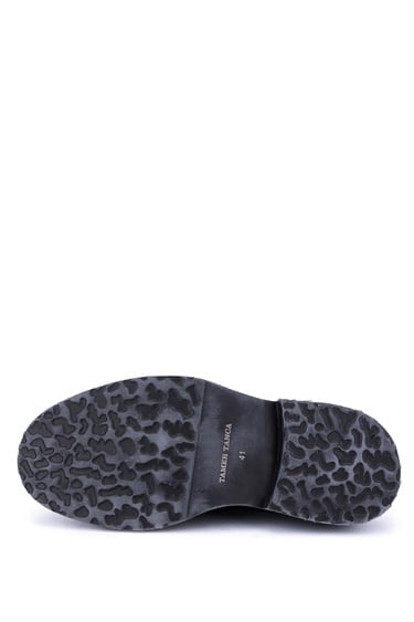  Tamer Tanca Erkek Hakiki Deri Siyah Casual Ayakkabı