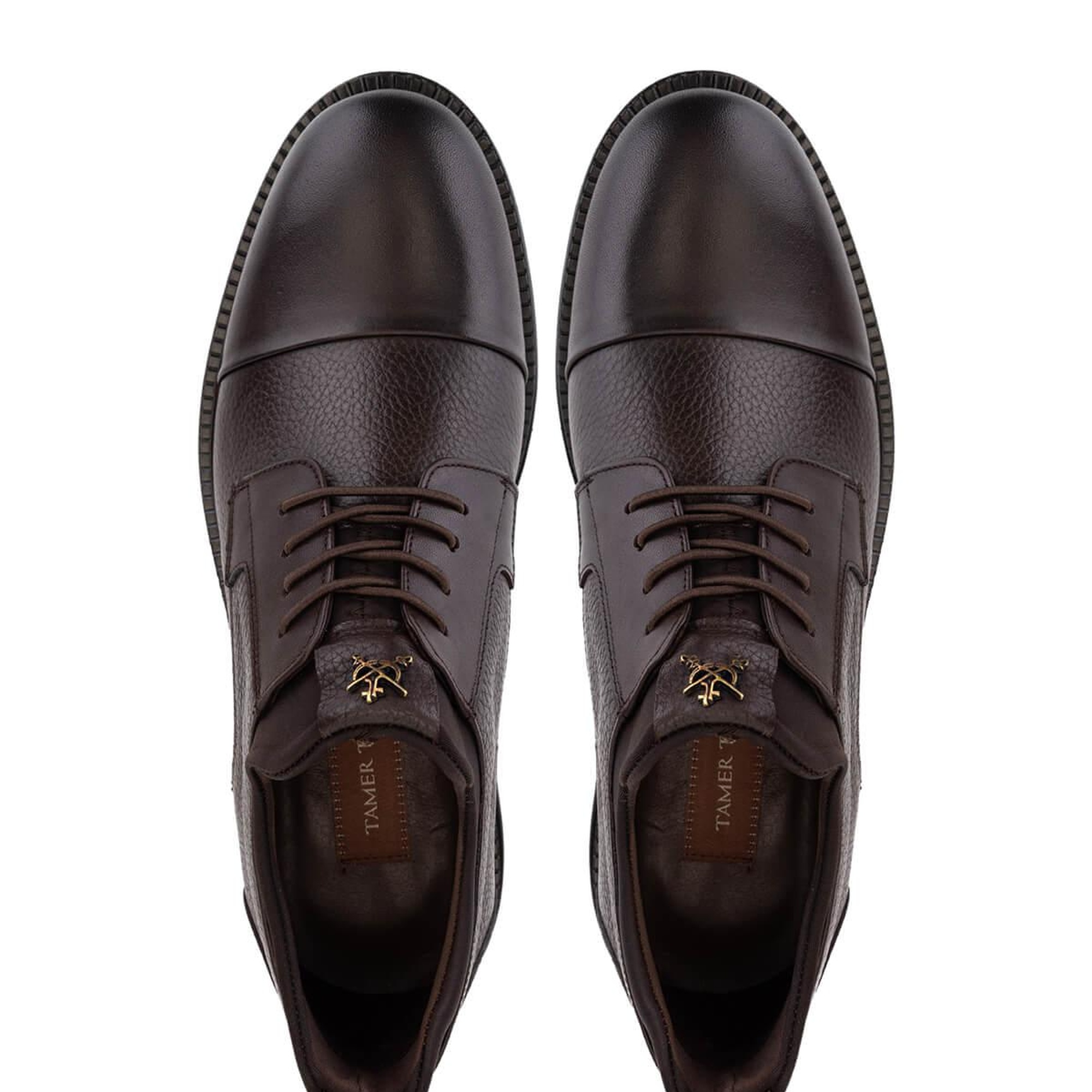 Tamer Tanca Erkek Hakiki Deri Kahverengi Casual Ayakkabı