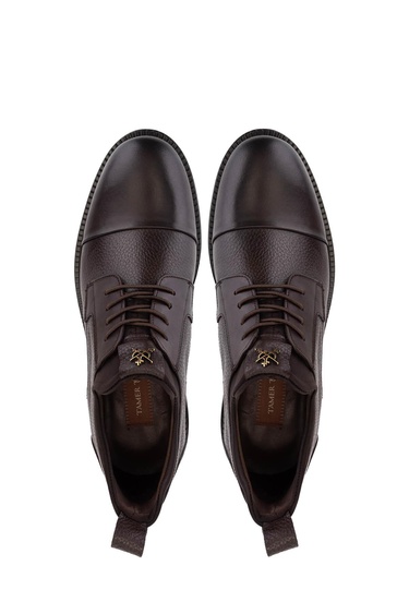  Tamer Tanca Erkek Hakiki Deri Kahverengi Casual Ayakkabı