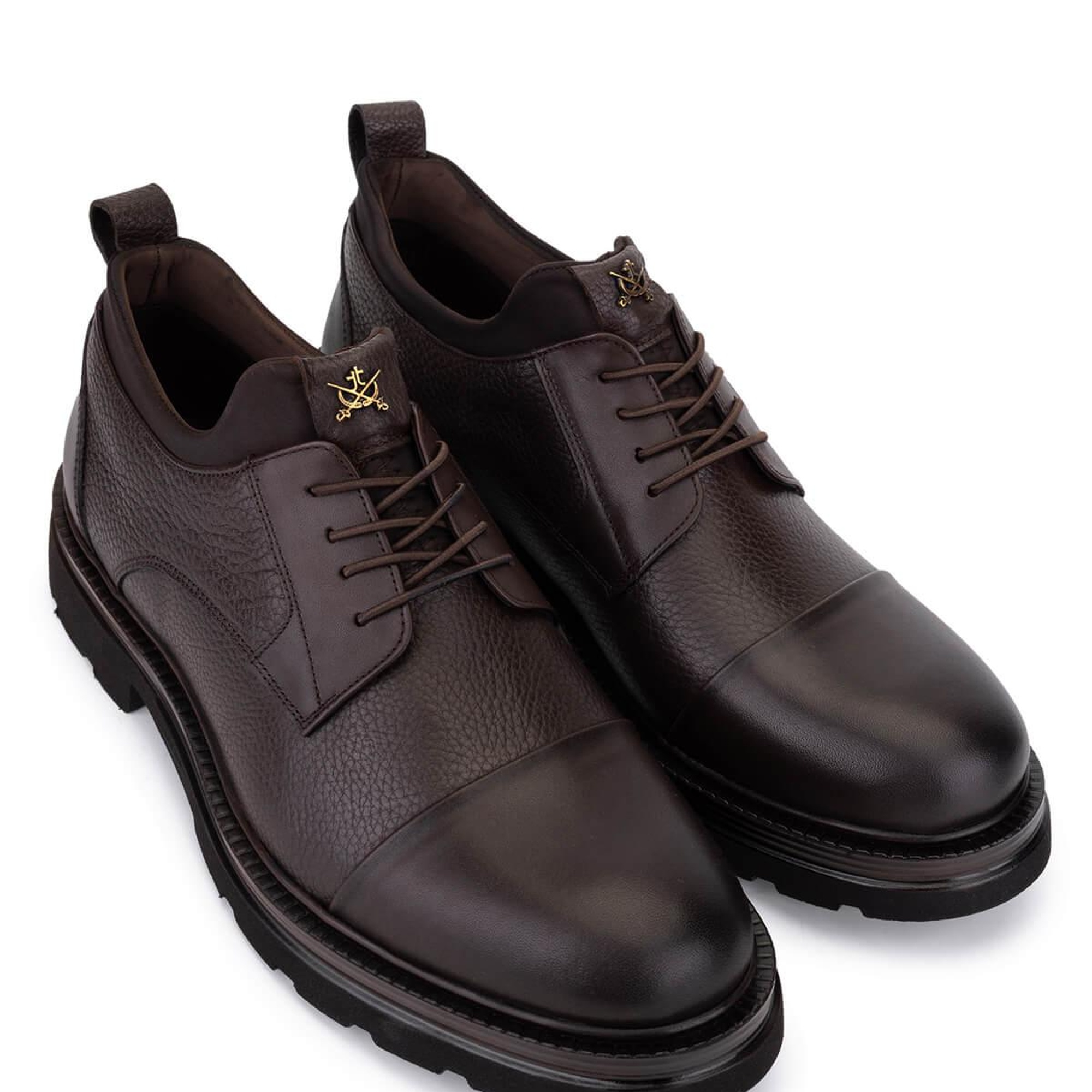 Tamer Tanca Erkek Hakiki Deri Kahverengi Casual Ayakkabı