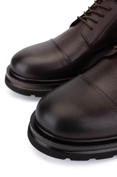  Tamer Tanca Erkek Hakiki Deri Kahverengi Casual Ayakkabı