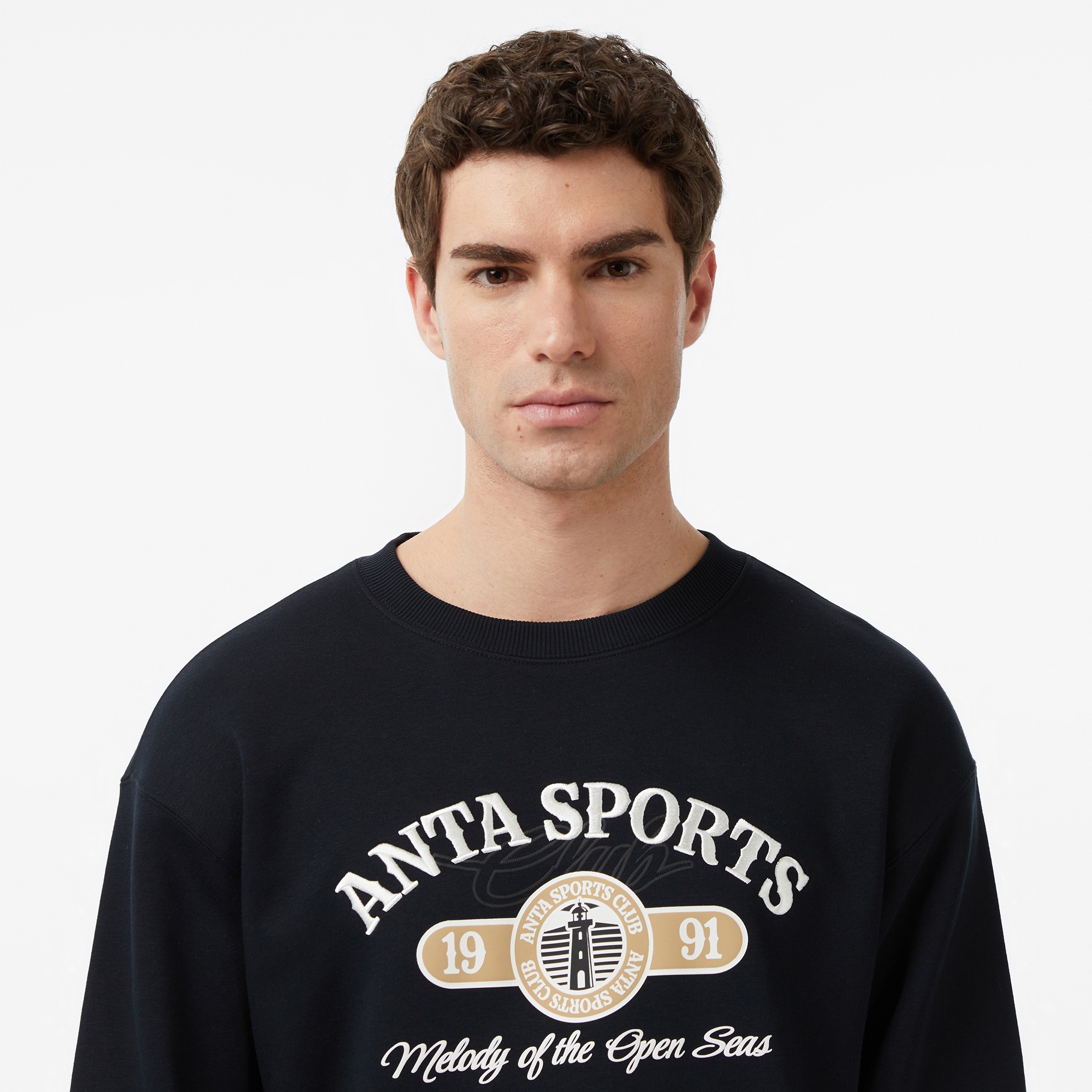Anta Sports Club Erkek Lacivert Sweatshirt