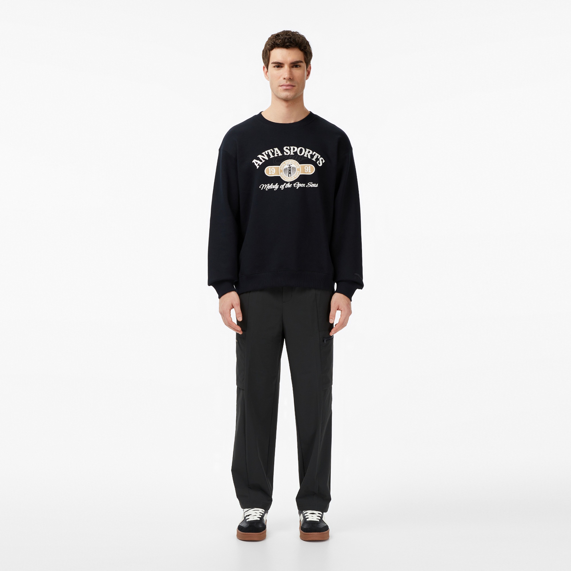 Anta Sports Club Erkek Lacivert Sweatshirt