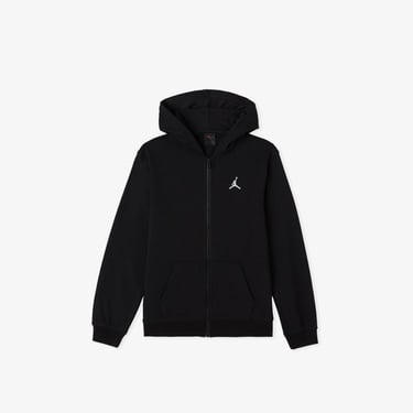  Jordan Brooklyn Çocuk Siyah Fermuarlı Sweatshirt