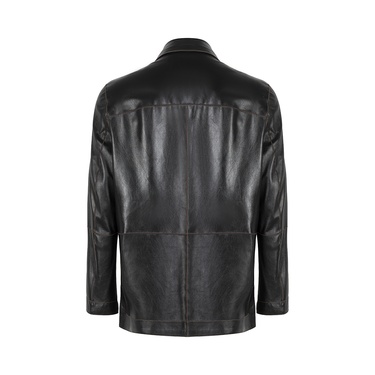  Anoki Kahve Erkek Çift Taraflı Süet Deri Mont