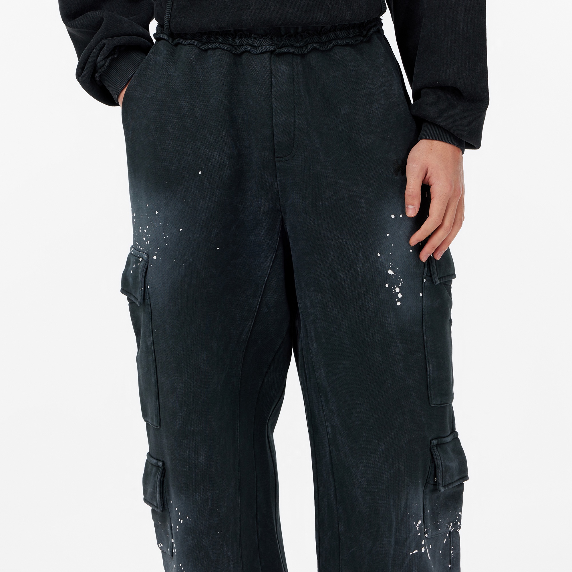 Les Benjamins Regular Fit Erkek Siyah Eşofman Altı